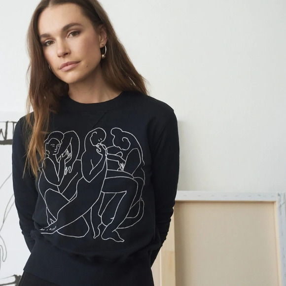 AG Adriano Goldschmied & Blanda Collab Rae Sweatshirt - Picture 1 of 8